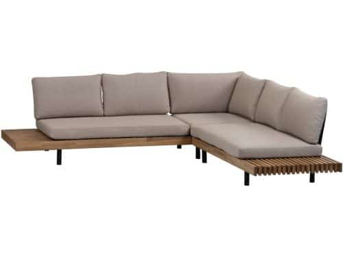 Hoek Loungeset Lissabon 4-delig | Sand | Incl. 2 Aiko