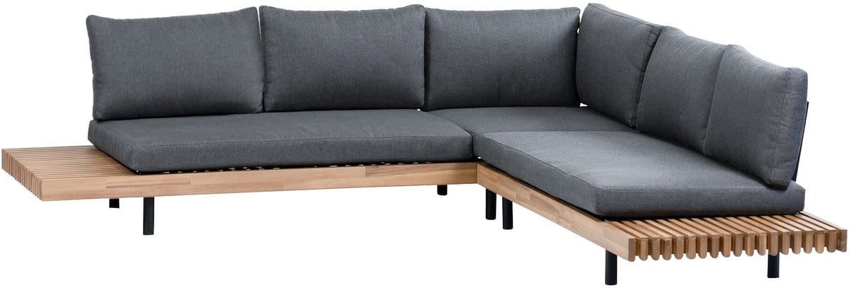 Hoek Loungeset Lissabon Acacia Teaklook & Antraciet