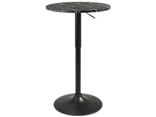 Hoogte verstelbare bartafel rond - 60 cm - moderne design