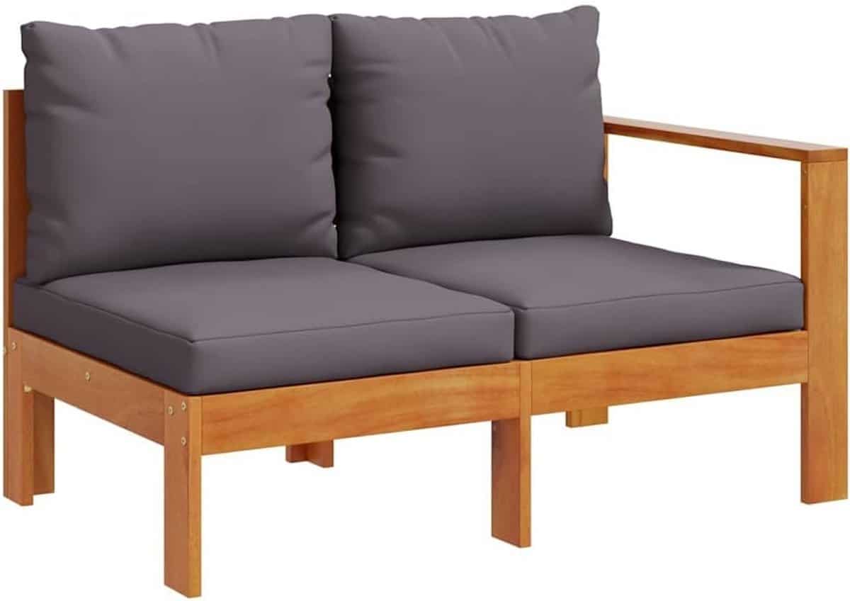 houten 2 zits tuinbank met armleuning van stevig acaciahout