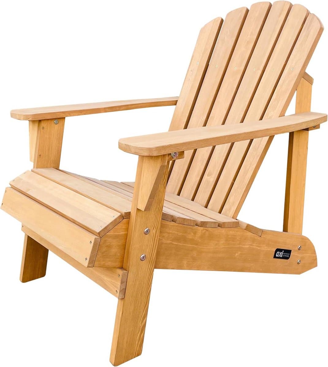 houten adirondack lounge stoel tuinstoel met brede armleuningen