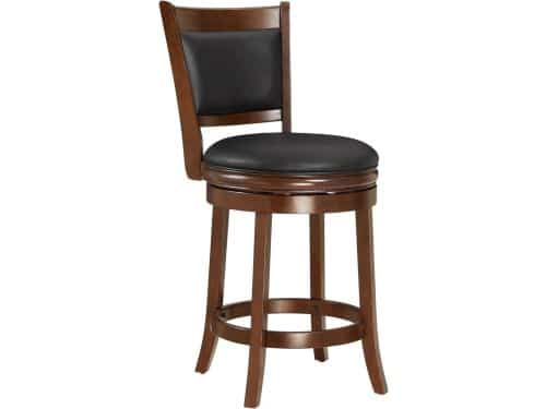 Houten Barkruk 24 inch Cappuccino Draaibaar