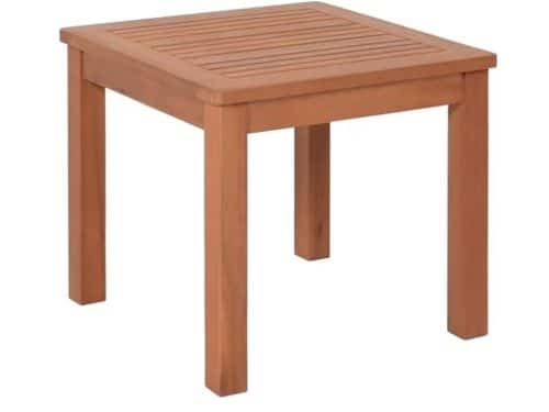 Houten Bijzettafel 44 x 44 cm - Massief FSC Eucalyptushout