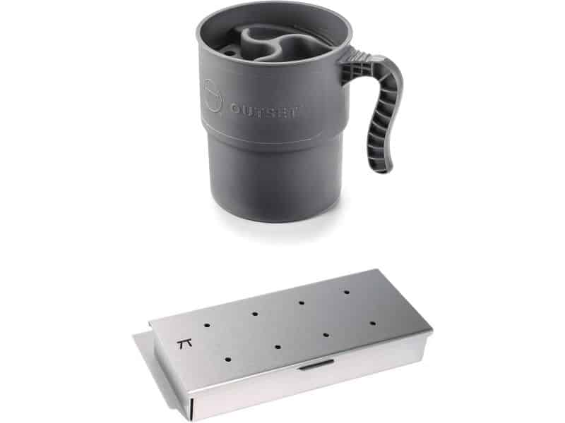 Houten Houtsnippers Soaker en Rookbox Set voor BBQ