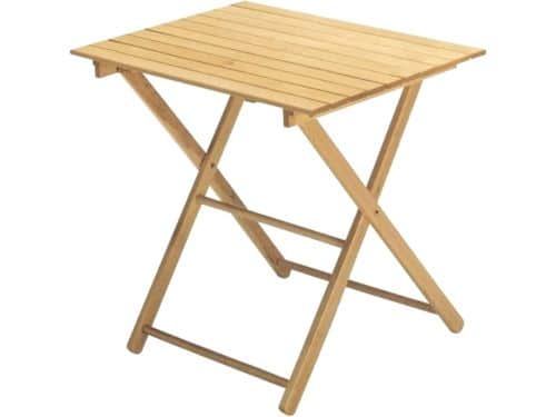 Houten klaptafel vierkant voor binnen en buiten