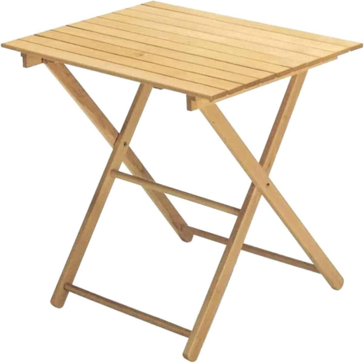 houten klaptafel vierkant voor binnen en buiten