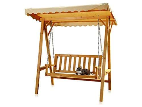 Houten Schommelbank 188 x 161 x 88 cm