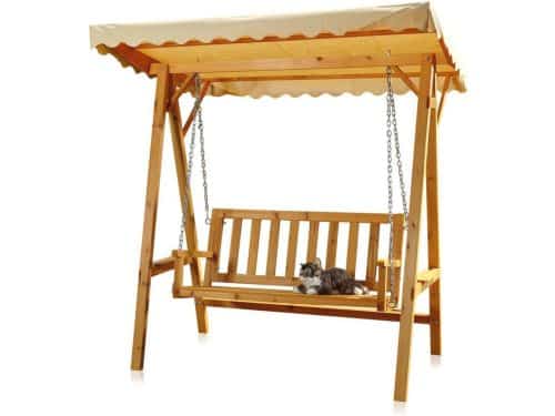 Houten Schommelbank 188 x 161 x 88 cm