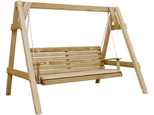 Houten Schommelbank voor Tuin en Buiten - Weerbestendige Zitbank