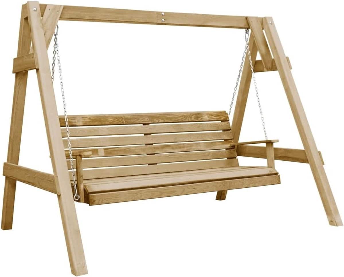 houten schommelbank voor tuin en buiten weerbestendige zitbank