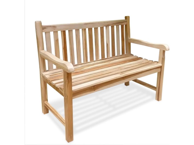 Houten Tuinbank 2 Personen Tuinstoel voor Balkon en Terras