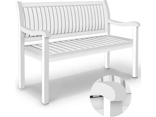 Houten Tuinbank Weerbestendig 125 cm | Stevige Parkbank voor 2