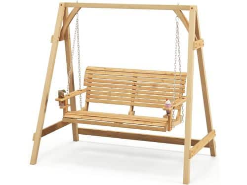 Houten Tuinschommel - Schommelbank Buiten - Ontspannen Buiten - 2