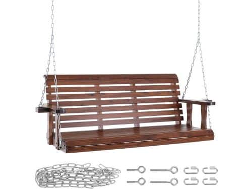 Houten Veranda Swing, 1,6 M ,Patio Tuinbank Schommel