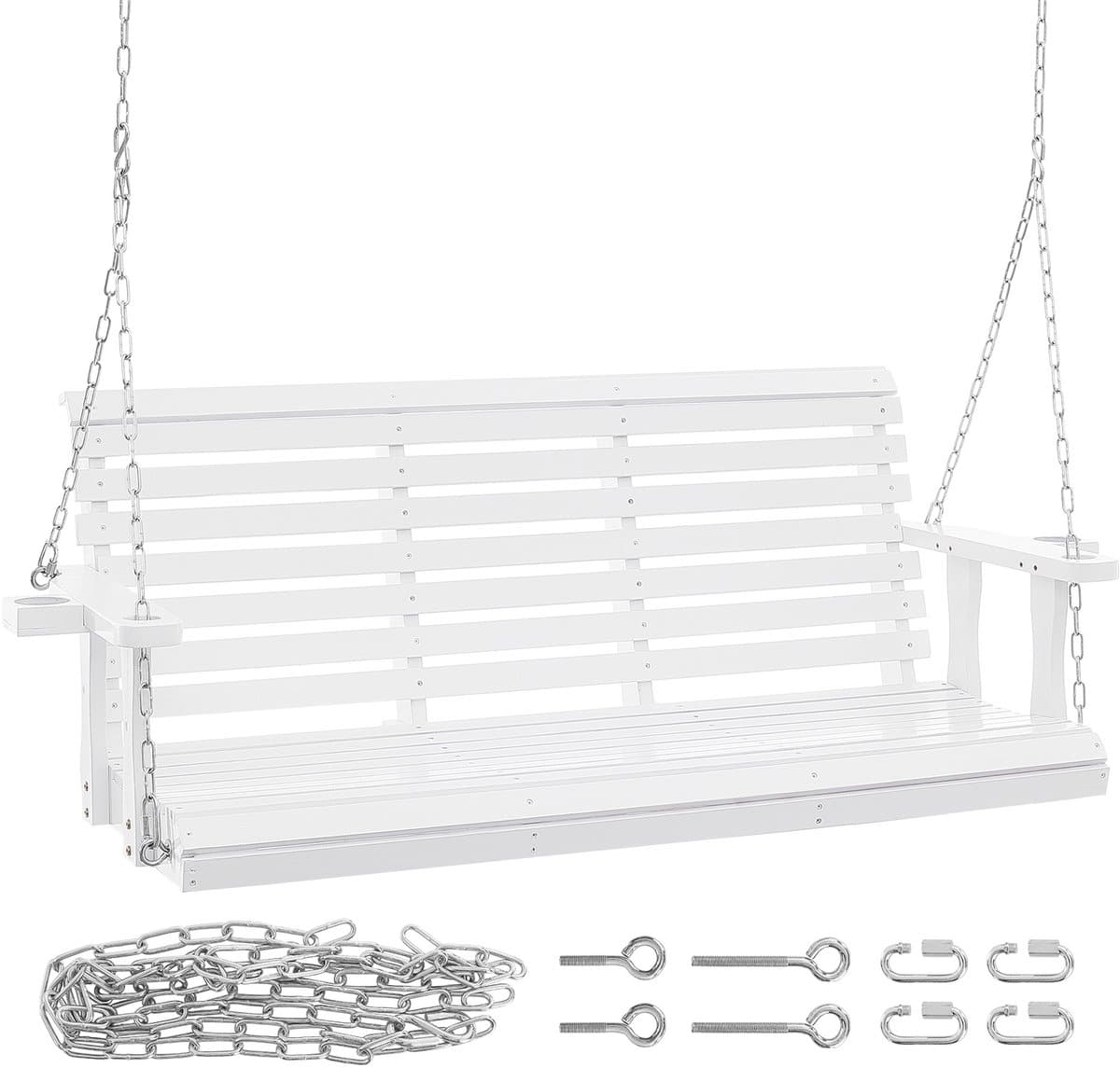 houten veranda swing,1,6 m , patio tuinbank schommel, verbeterde 400