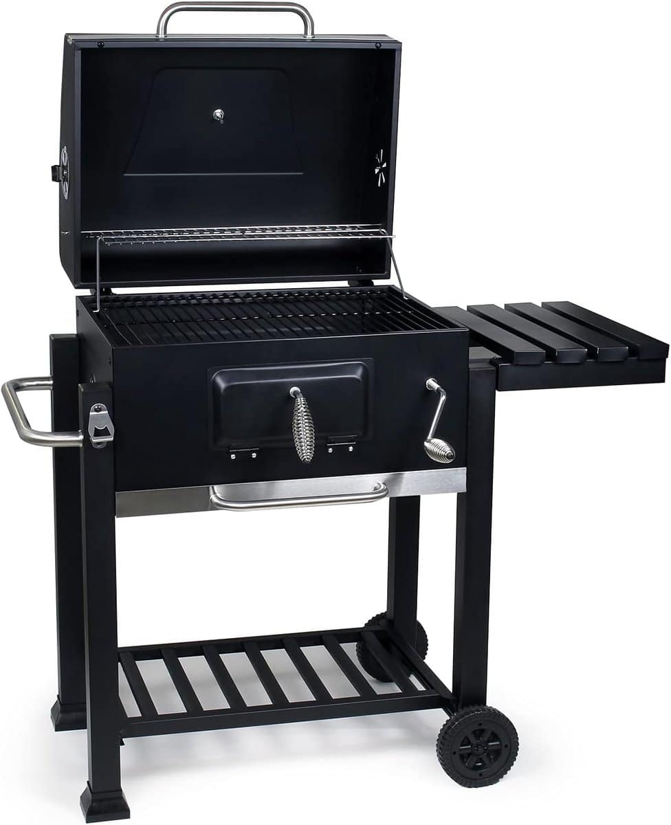 houtskool bbq smoker barbecue grill bbq grillopstelling