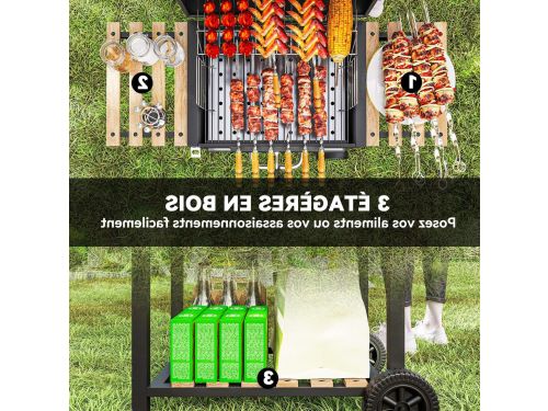 Houtskoolbarbecue - BBQ - Barbecue - Smoker - Grill