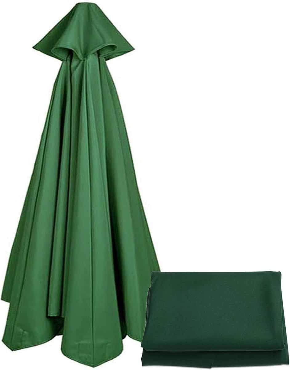 ibenzoa® vervangbare parasolhoes 3x3m voor 6 of 8 ribben en