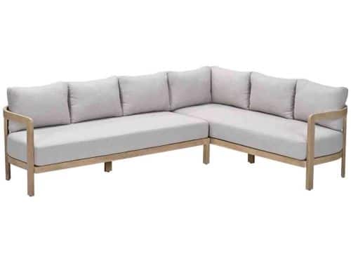 Ibiza lounge-dining hoekbank - rechts - acaciahout