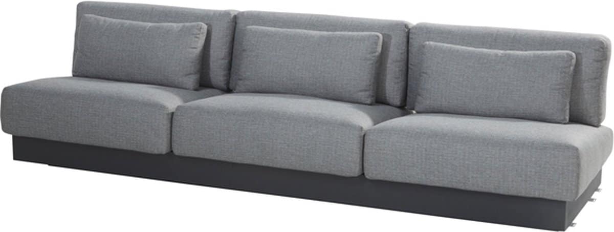 ibiza modulair 3 zitsbank antraciet 4 seasons outdoor