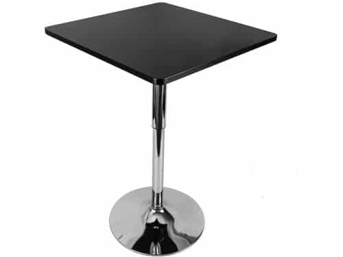 In Hoogte Verstelbare Bartafel Vierkant 60x60 cm - Moderne Hoge