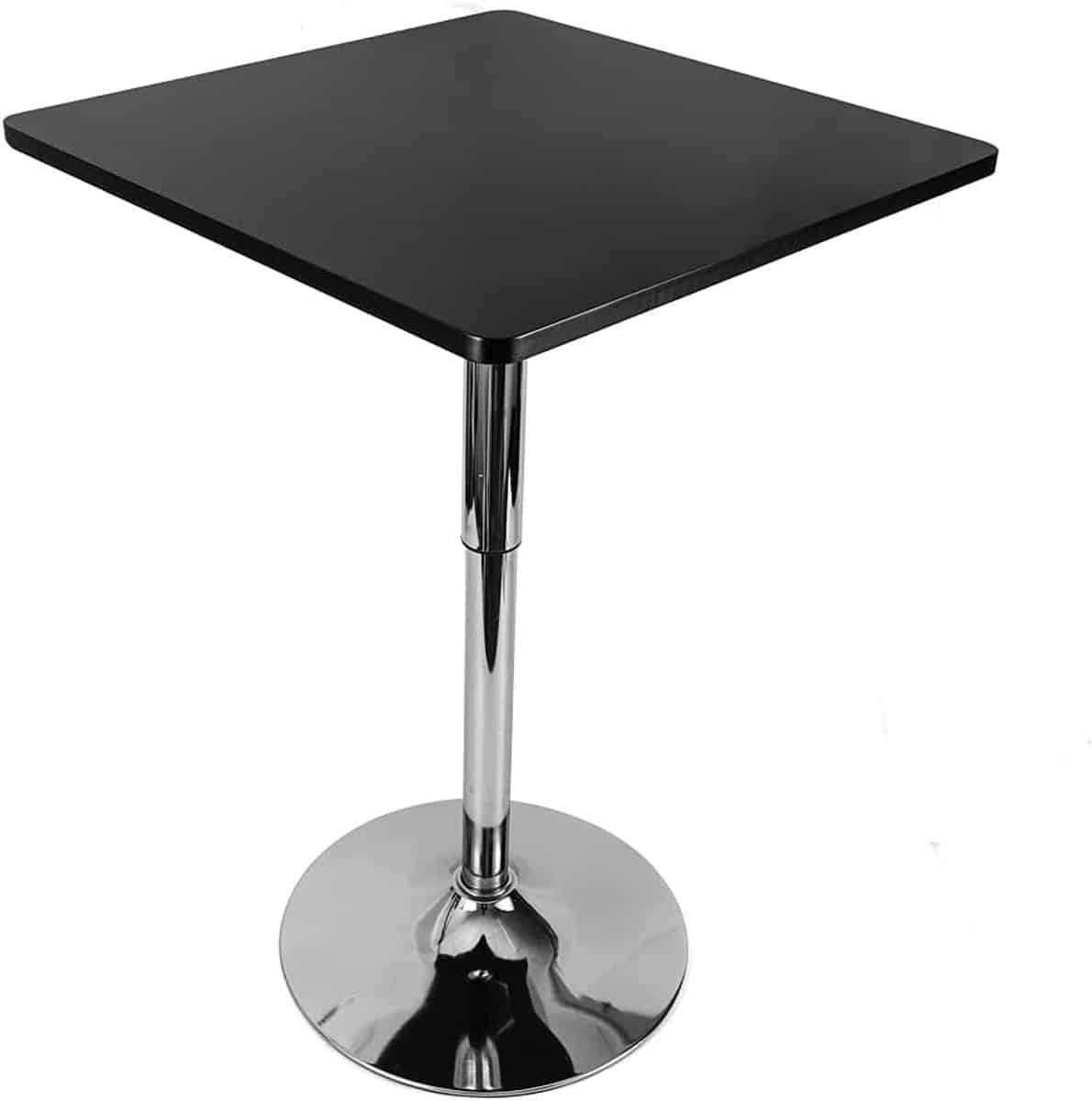 in hoogte verstelbare bartafel vierkant 60×60 cm moderne hoge