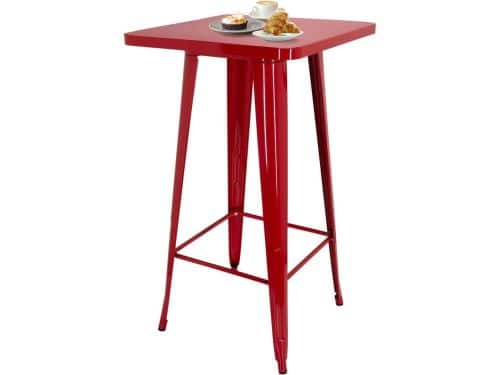 Industrieel Design Hoge Bartafel met Voetsteun - 103,5 cm