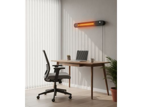 Infrarood Halogeen Terrasverwarmer Altameubel PowerGold Pro 2000W - Wandmodel