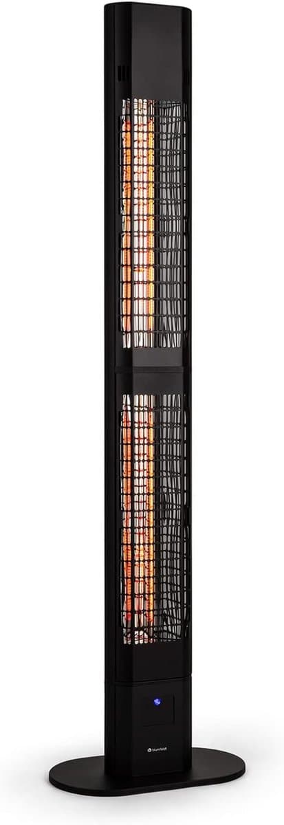 infrarood terrasverwarmer staand 3000w met afstandsbediening weerbestendig buiten