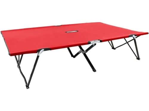 Inklapbaar Ligbed voor 2 Personen Tuinstoel Lounger Buitenbed