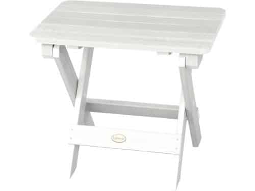 Inklapbare Adirondak Bijzettafel voor Volwassenen - Wit