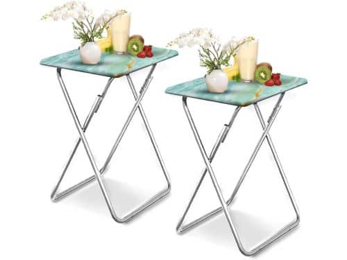 Inklapbare Bijzettafel voor Binnen en Buiten - Multifunctionele Klaptafel