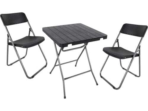 Inklapbare Bistroset voor Tuin en Balkon - 1 Tafel en