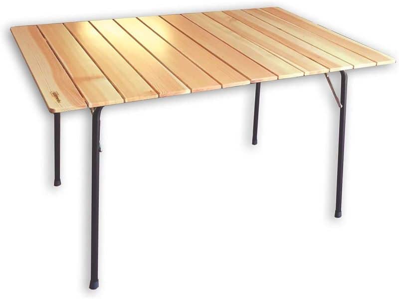 Inklapbare Dubbele Houten Klaptafel Lariks 120x80 cm