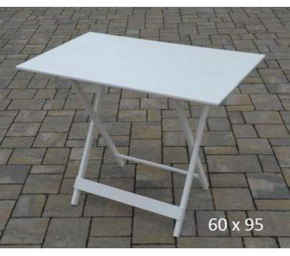 inklapbare houten klaptafel 60 x 95 cm