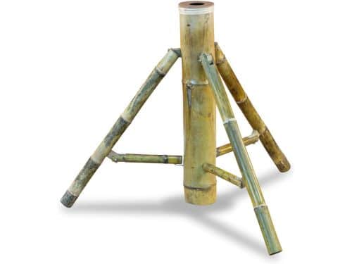 Inklapbare Parasolvoet van Bamboe - Unieke Handgemaakte Paraplubak