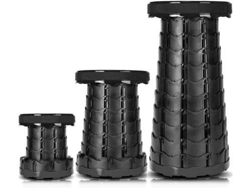 Inklapbare Telescopische Kruk - Hoogte Verstelbaar 6.5-45 cm - Draagbare