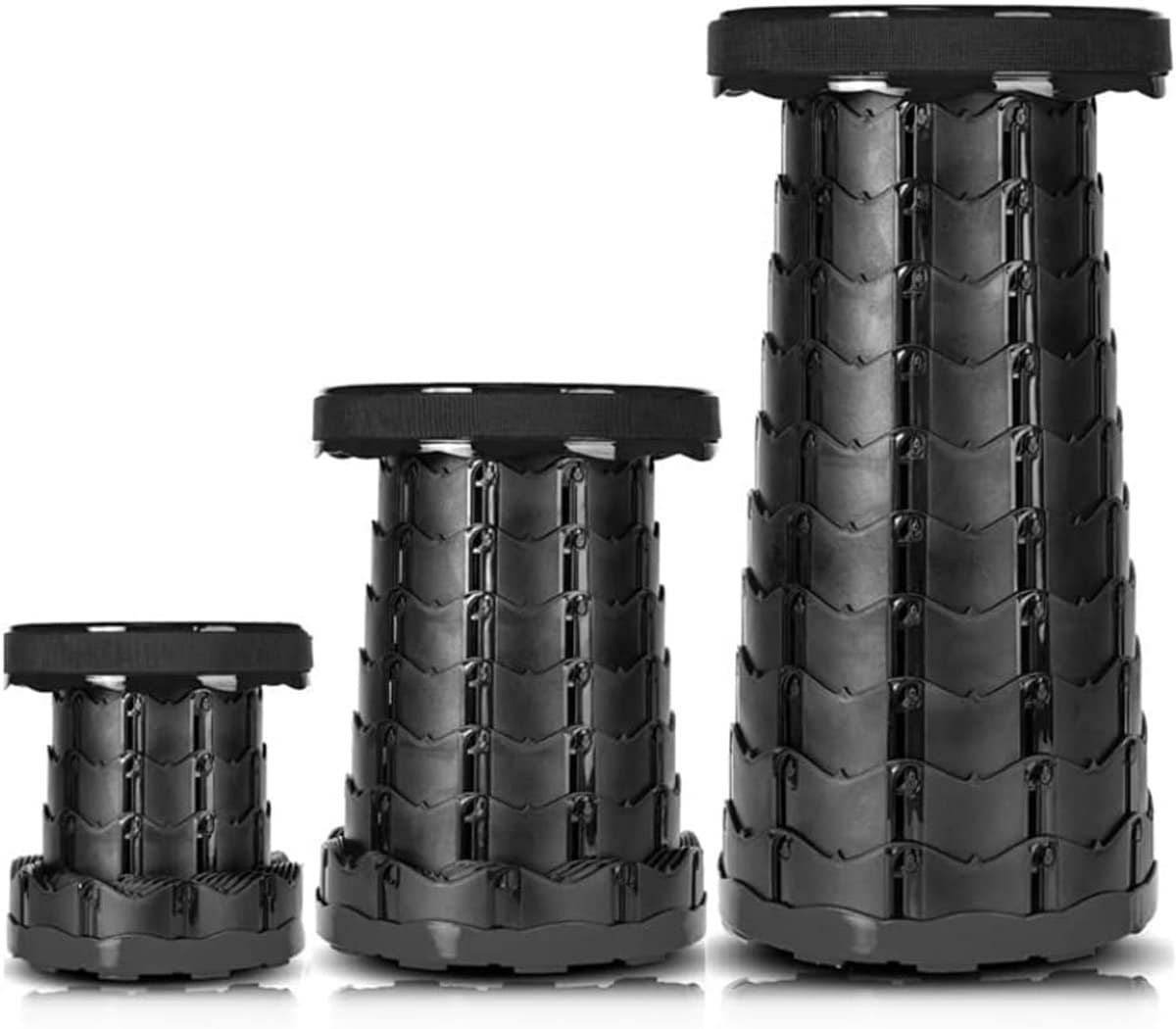 inklapbare telescopische kruk hoogte verstelbaar 6.5 45 cm draagbare