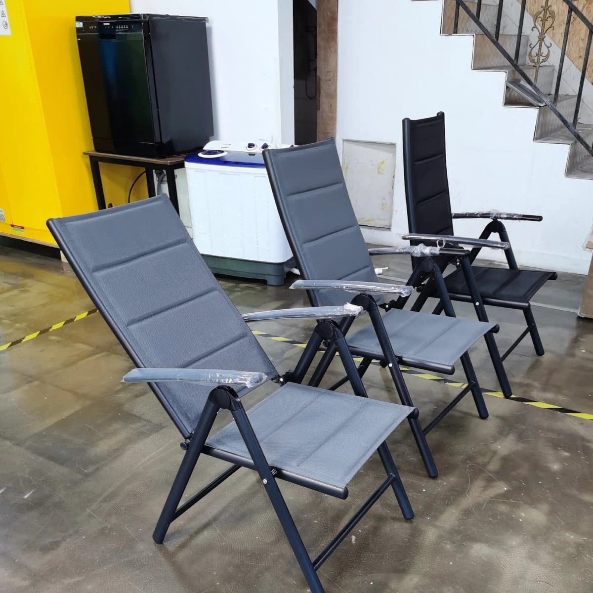 inklapbare tuinstoel vouwstoel balkonstoel campingstoel tuinfauteuil