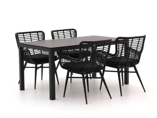 Intenso Asti/La Fonte 160cm dining tuinset 5-delig - Laagste prijsgarantie!