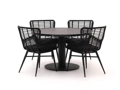 Intenso Asti/La Fonte Ø120cm dining tuinset 5-delig - Laagste prijsgarantie!