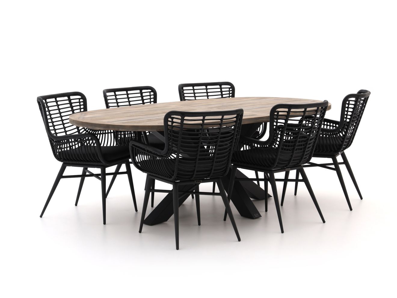 intenso asti/rough y ellips 240cm dining tuinset 7 delig laagste prijsgarantie!
