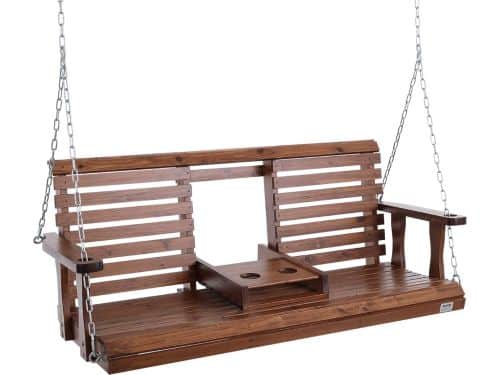 Jemaison® Schommelbank - Hout - Tuinschommel - Weersbestendig - Draagkracht: