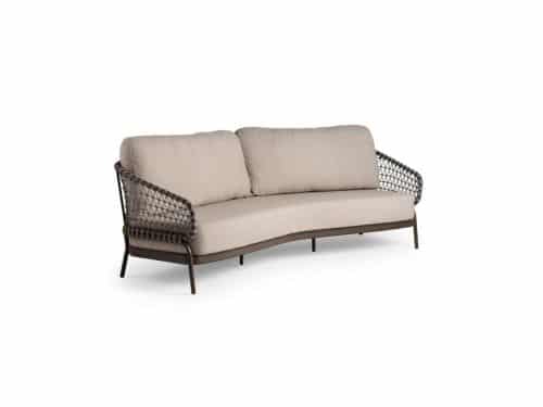 Juno 3-zits lounge bank incline chocolat Tierra Outdoor - Tierra outdoor