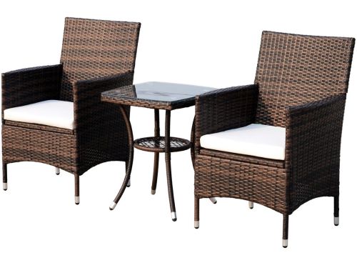 Jurrys Rotan Bistroset - 2 personen - Met tafel