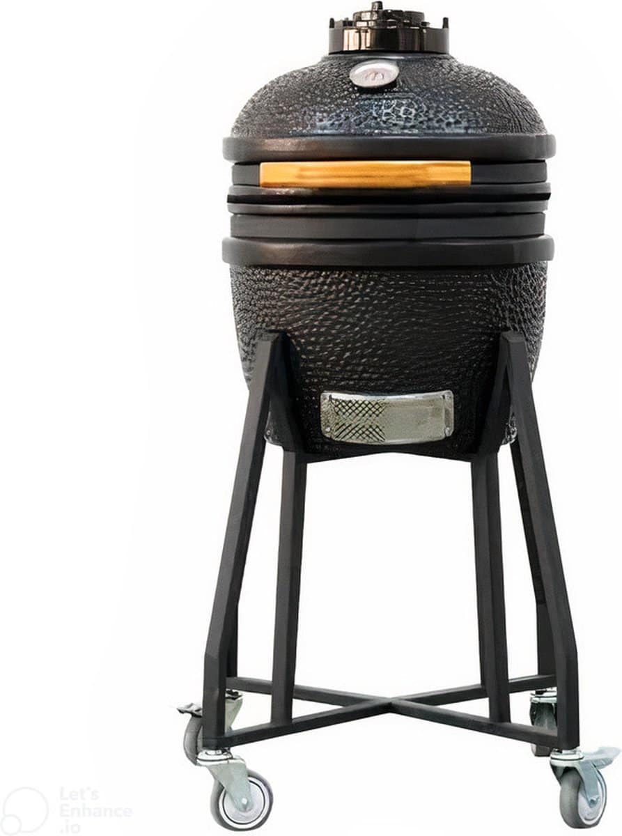 kamado bbq 38 cm keramische houtskoolbarbecue compacte tuin