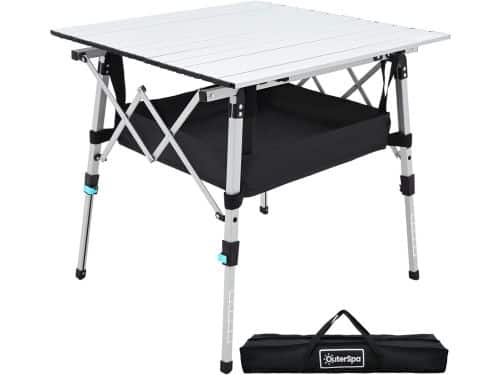 Kampeertafel Aluminium - Klaptafel Outdoor - Picknick en Tuin