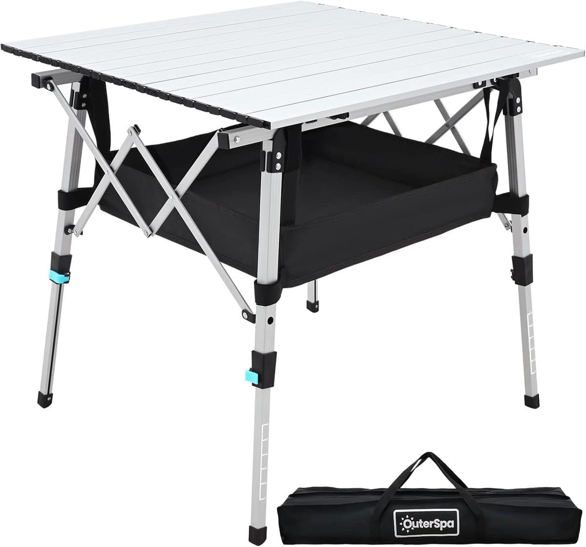 kampeertafel aluminium klaptafel outdoor picknick en tuin