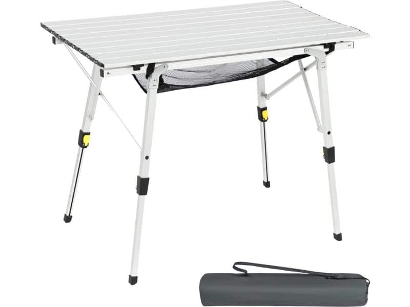 kampeertafel , klaptafel