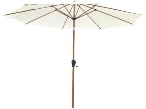 Kayu Stokparasol Ø300 cm. - Ecru/Woodlook